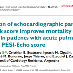 PESI-Echo score